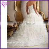 Factory sale different types long train wedding dress for 2015
