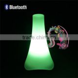 2015 creative design Bluetooth Speaker LED vase speaker with led light made in China
