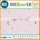 White Shell Quartz Engineered Stone Slab 20mm