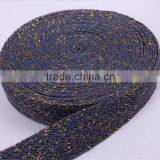 Eco-friendly Natural Gold Jute Hemp Webbing Tape thumbnail-3