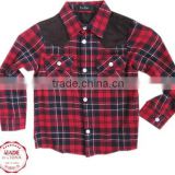 kids plaid flannel casual latest shirt designs for boys