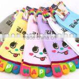 Women's Five Toe Socks, Naguhty Face Toe Socks, Lovey Cartoon Summer Toe Socks thumbnail-1
