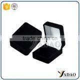 Customized Handmade Black Flocking Jewelry Case Professional thumbnail-2