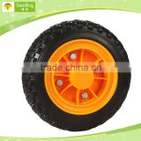 plastic wheels 10 inch wheel, 8 inch 12 inch rubber tire plastic wheelbarrow wheels
