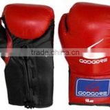 Pakistan Godgore Red Leather Gloves