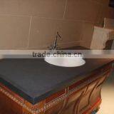 Artificial Marble Vanity Top, Black Artificial Stone Vanity Top, Man-made Stone Vanity Tops