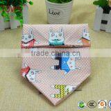 Cheap Single Layer Cotton Baby Bibs Bandana Large Custom Printing 65x45x45 cm