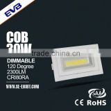 30W COB LED Shoplight, rectangular led shoplight