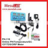 Online Flowmeter Online PH/Temperature/EC/CF/TDS/ORP Meter thumbnail-2