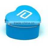Lovely Small Custom Candy Container Heart Shape Wedding Tin Box Tin Can Manufacturer Candy Packaging