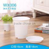 Manufacturer Supply Wholesale 16.5cm Round Plastic Flower Pot Nursery Pot thumbnail-1