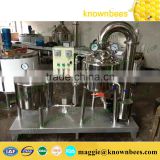 Small scale concentrating and flitering stainless steel honey filter
