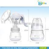 BPA Free Soft Silicone Manuel Vacuum Swing Breast Pump thumbnail-1