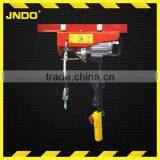 Factory Direct Mini Wire Rope Electric Hoist with trolley