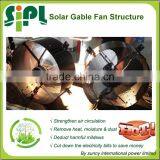 Vent Tool New Type Wall Mounted Solar Air Ventilation Exhaust Fan Running 24 Hours thumbnail-5