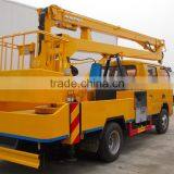 Dongfeng 95HP Hydraulic Cage Lift Truck High Rise Work Platform Truck thumbnail-2