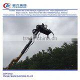 Dongfeng 6*4 Truck Tractor With Crane 200 Ton Liebherr Truck Crane thumbnail-6