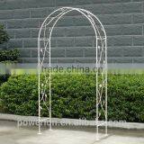 Anti White Garland Elegant Wedding Arch Wrought Iron Metal Antirust for Outdoor Garden Use thumbnail-1