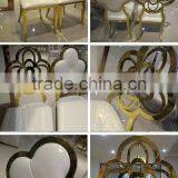 Foshan Furniture Modern Stainless Steel Dining Chair for Restaurant thumbnail-3