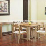 2015 Simple Design Malaysia Outdoor Solid Wood Furniture Dining Set thumbnail-1