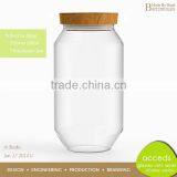 Large Clear Pyrex Handmade Candy Jar