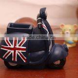 Resin Motorcycle With Couple Bear Cheap Snow Globes Wholesale thumbnail-2