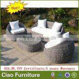 Leisure Garden Patio Rattan Furniture Sofa Set thumbnail-1