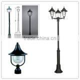 Galvanized Pole Anchor Street Light Pole Yard Lamp Post thumbnail-1