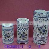 Porcelain Blue and White Pen Holder thumbnail-1