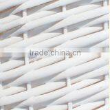 ROUND WILLOW WOVEN WICKER WASTE BASKET thumbnail-6