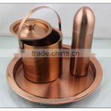 Stainless Steel Bar Set With Copper Finish thumbnail-1