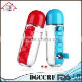 NBRSC Portable Water Bottle With Weekly Pill Box Organizer As Seen on TV thumbnail-2