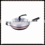2015 New Commercial Pink Aluminum Wok thumbnail-1