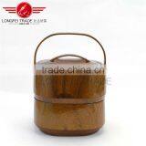 Luxury Marble Grain Wooden Double Plastic Food Containers / Vacuum Food Storage thumbnail-1