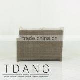 Salinas Wicker Left Hand Sofa 2 Seats - Weather Resistant Outdoor Wicker Sofa Corner thumbnail-3