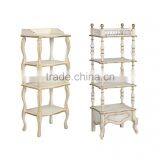 BISINI New Arrival Kids Wooden Toy Storage Shelf, Ivory and Gold Luxury Children Decorative Wooden Display Shelf - BF07-70343 thumbnail-2