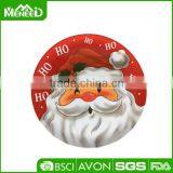 2015 New Christmas Holiday Dinnerware Round Cheap Melamine Santa Plate thumbnail-1
