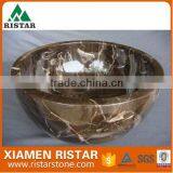 High Quality Natural Round Marble Stone Bathroom Basins and Stone Sinks RST-RB089 thumbnail-1