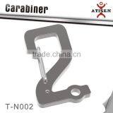 Best Promotion Gift! Number Shaded Stainless Steel Carabiners Keychain thumbnail-1