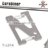 Lucky Alphabet Style Stainless Steel Carabiner Wild Country Keylock Carabiner thumbnail-1