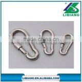 High Quality Stainless Steel Carabiner Spring Snap Hook thumbnail-1