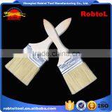 3" Wall Paint Brush Wood Handle Natural Synthetic Bristle Blend Filament thumbnail-2
