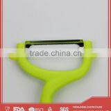 ZY-N1056 Hot Selling Stainless Steel Julienne Vegetable Peeler With Unique Style Handle thumbnail-3