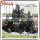 Artificial Waterfalls Fountain Outdoor Customized Fiber Glass Artificial Waterfall Fountain for Sale thumbnail-5