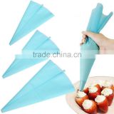1pcs Portable 13" Reusable Silicone Icing Piping Cream Pastry Bag Cake DIY Decorating Tool hot search