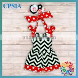 2014 chevron Jumpsuits for baby Halter shorts rompers Matche headband Toddler Clothing