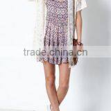 Spring Embroidered Fringe Lace Kimono Short Sleeve Small Women Coat thumbnail-6