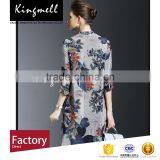 2016 New Fashion100% Floral Printed Silk Crepe de Chine Fabric thumbnail-2