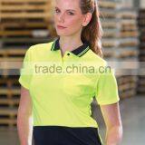 Polyester Quick Dry Fit Workwear T-shirt hi Vis S/S Sports Polo thumbnail-4