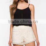 Summer Custom Nice Design Women Lace Shorts OEM Service thumbnail-1
